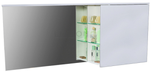 Зеркало в ванную со шкафчиком Fancy Marble Vivara 1500