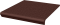 Плитка для сходів з капіносом пряма Paradyz Natural Brown Kapinos Stopnica Prosta Duro 30х33