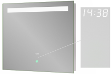 Зеркало в ванную Sanwerk Lava Deluxe 70х65 с LED подсветкой