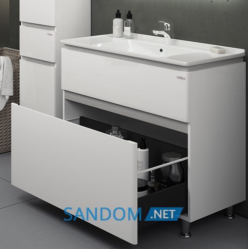 Тумба Sanwerk Amata з умивальником Меркур 80