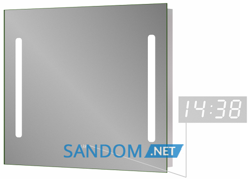 Дзеркало у ванну кімнату Sanwerk Lava Stella 80х65 з LED підсвіткою