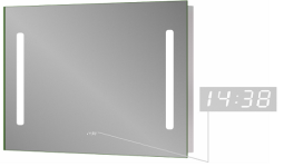 Зеркало в ванную Sanwerk Lava Stella 90х65 с LED подсветкой