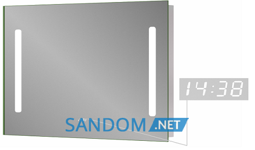 Дзеркало у ванну кімнату Sanwerk Lava Stella 90х65 з LED підсвіткою