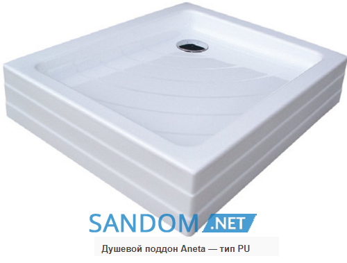 Душевой поддон Ravak Aneta 75х90