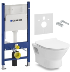 Инсталляция Geberit Duofix Delta с унитазом Volle Fiesta Rim и сидением 