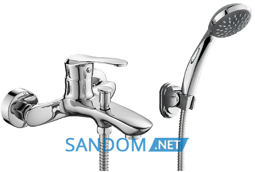 Смеситель для ванны Rozzy Jenori Jet RBZ071-3 с гарнитуром