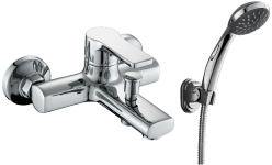 Смеситель для ванны Rozzy Jenori Duct RBZ079-3 с гарнитуром
