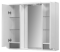 Зеркало в ванную со шкафчиком Van Mebles Verona Grey 80