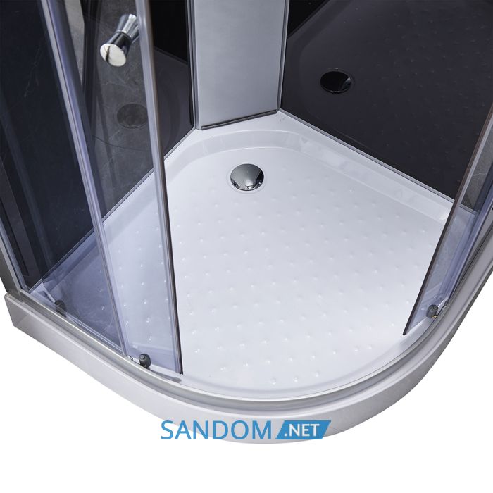 Душевой бокс Lidz Tani SB90x90.SAT.LOW.GR с низким поддоном