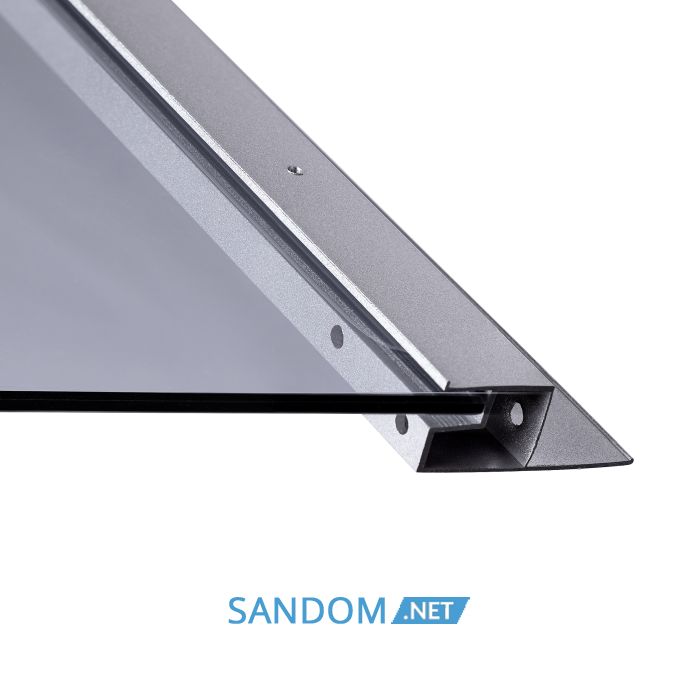 Гідромасажний бокс Lidz Tani SBM90x90.SAT.HIGH.GR з глибоким піддоном