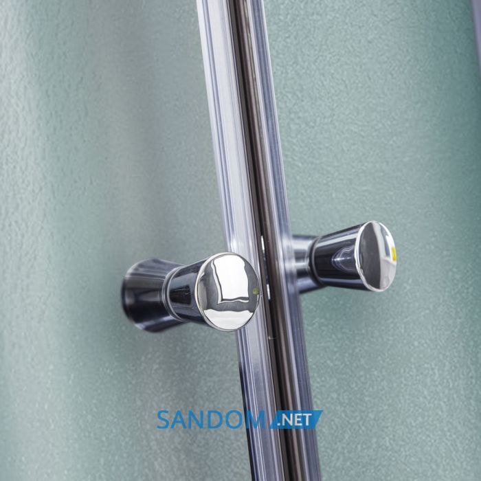 Гидромассажный бокс Lidz Tani SBM90x90.SAT.HIGH.FR Frost с глубоким поддоном