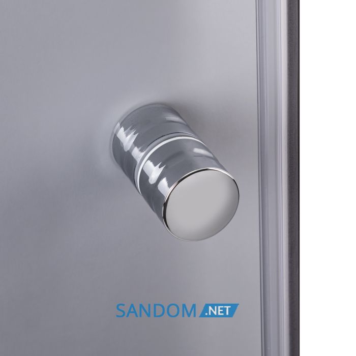 Душова кабіна Lidz Wawel SC80x80.SAT.LOW.GR без піддону, тоноване скло