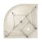 Душевой бокс Lidz Tani SB90x90.SAT.LOW.GR с низким поддоном