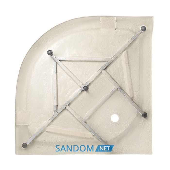 Душевой бокс Lidz Tani SB90x90.SAT.LOW.GR с низким поддоном