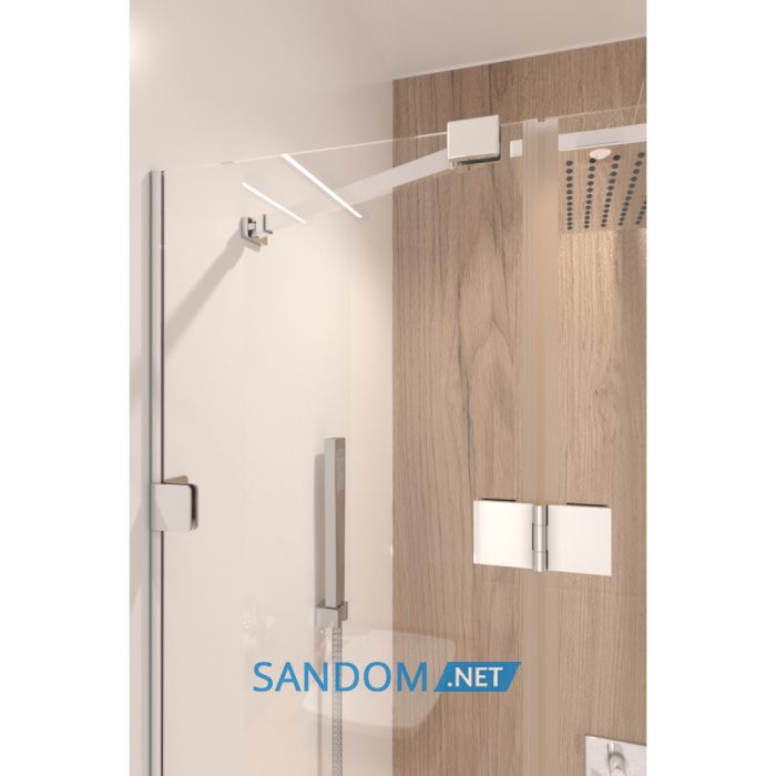 Душова кабіна Qtap Capricorn CRM1099SC6 90х90х190 без піддону