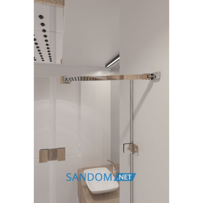 Душова кабіна Qtap Capricorn CRM1099SC6 90х90х190 без піддону