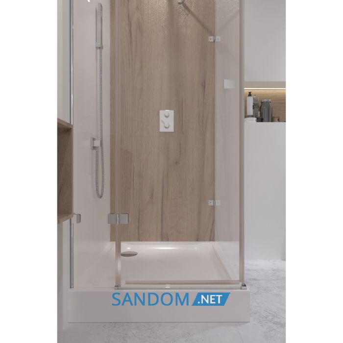 Душова кабіна Qtap Capricorn CRM1099SC6 90х90х190 без піддону