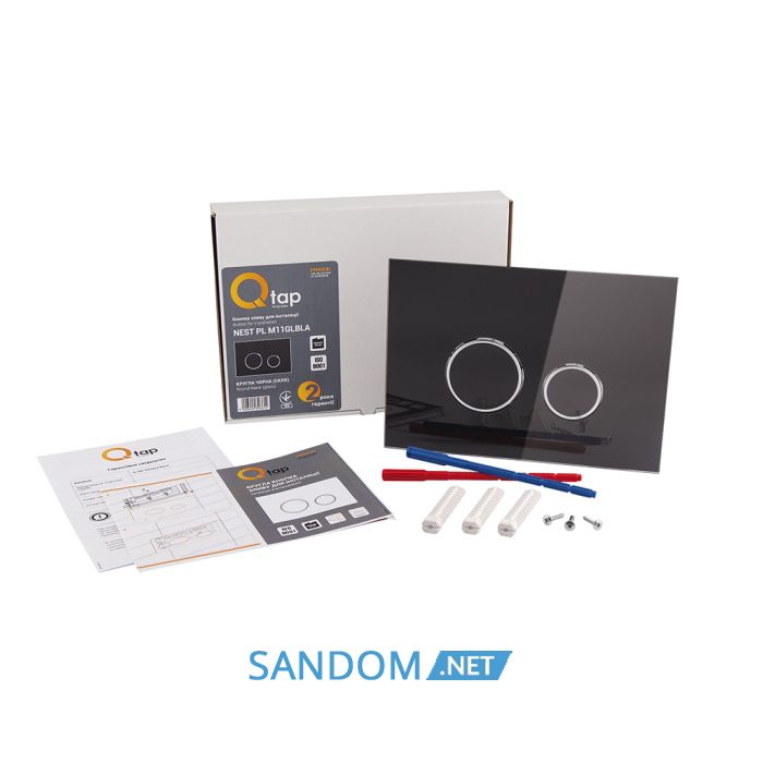 Панель смыва для унитаза Qtap Nest QT0111V1163GB