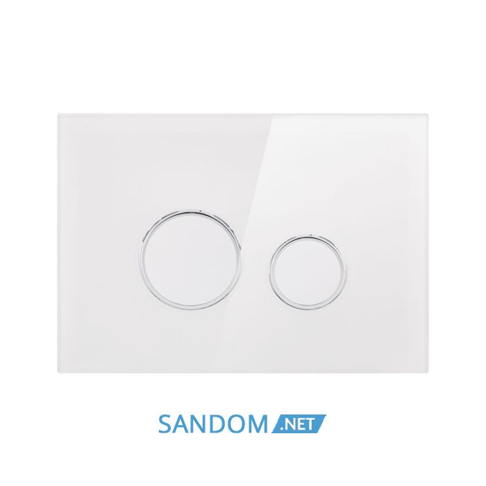 Панель смыва для унитаза Qtap Nest QT0111V1164GW