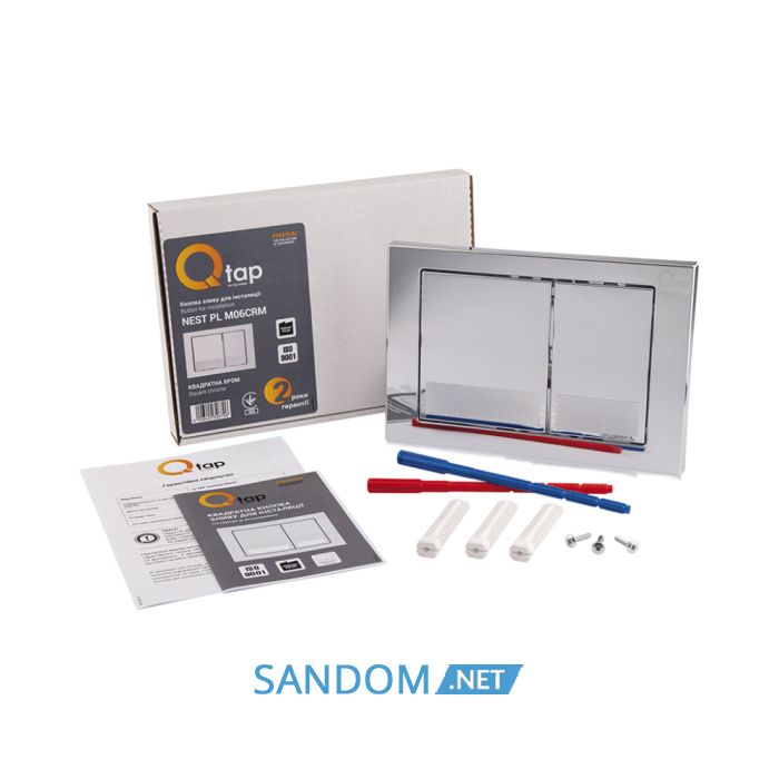 Панель смыва для унитаза Qtap Nest QT0111M06028CRM