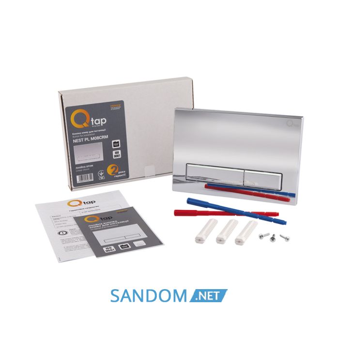 Панель смыва для унитаза Qtap Nest QT0111M08381CRM
