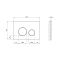 Панель смыва для унитаза Qtap Nest QT0111M11V1146MB