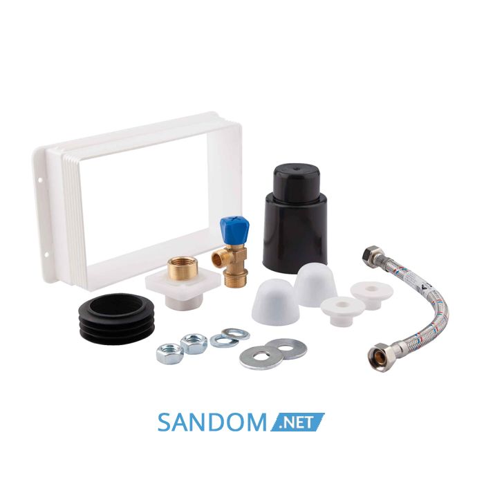 Набір інсталяція 4 в 1 Qtap Nest ST з лінійною панеллю змиву QT0133M425M08V1384W