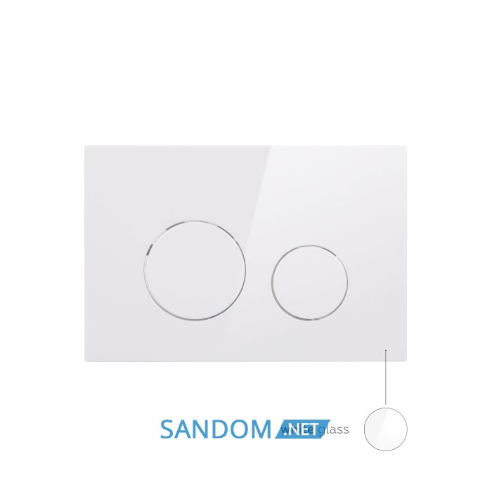Панель смыва для унитаза Qtap Nest QT0111M11110W