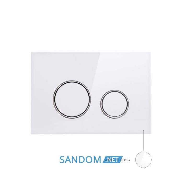 Панель смыва для унитаза Qtap Nest QT0111M11V1114W