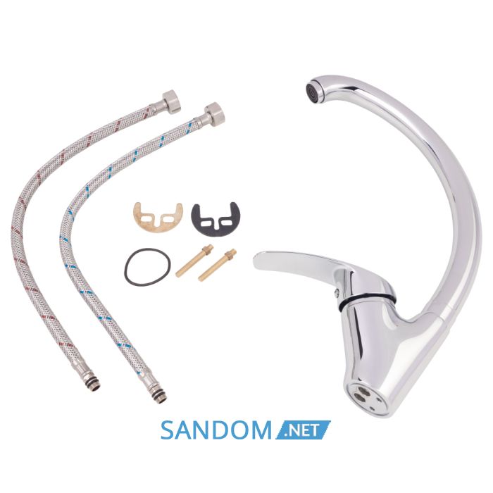 Смеситель для кухни Lidz (CRM) Mars 81 007-3