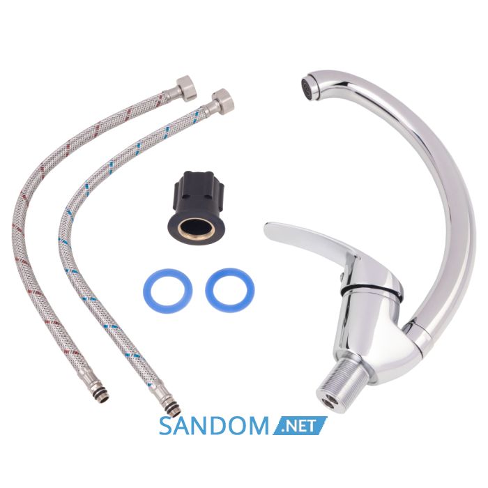 Смеситель для кухни Lidz (CRM) Mars 81 008F-3