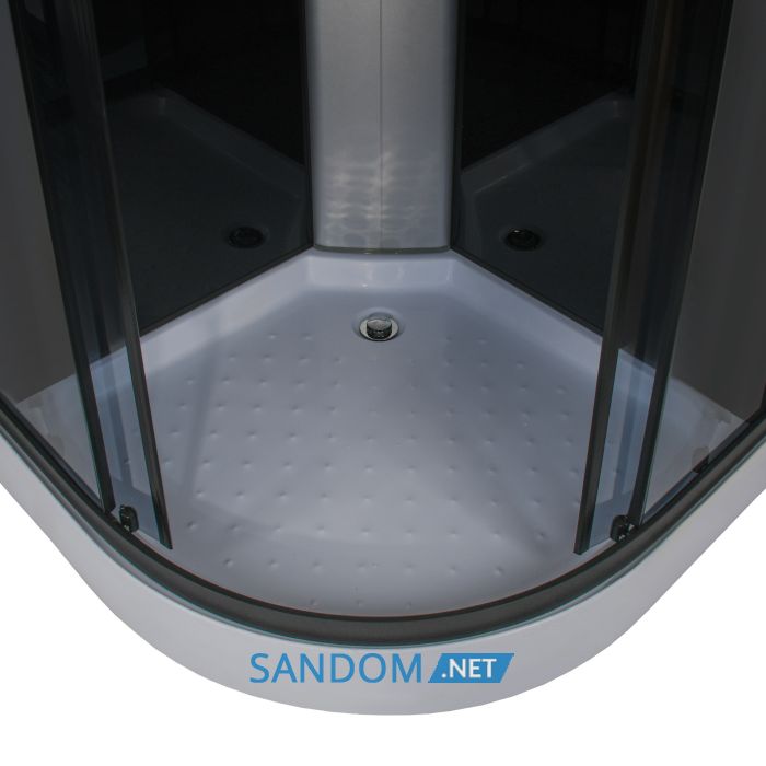 Душевой бокс BRAVO SAN L90GBB 90x90x195 без крыши