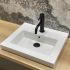 Умывальник врезной VBI ACQUARO WHITE 57x39