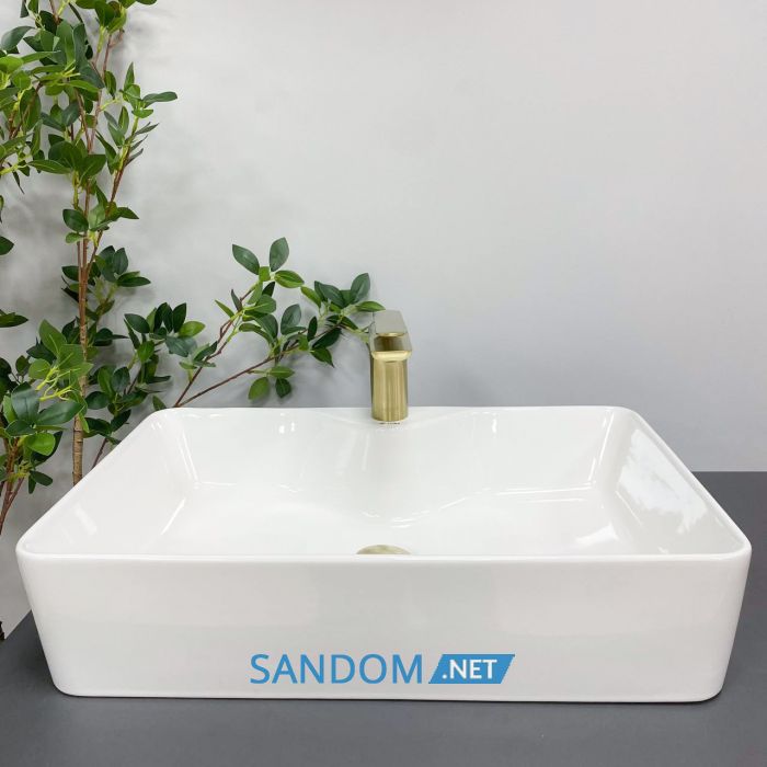 Умывальник накладной VBI FORLI XL WHITE 60x39,5