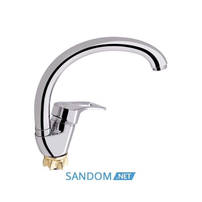 Смеситель для кухни Lidz (CRM) 44 80 008F-3