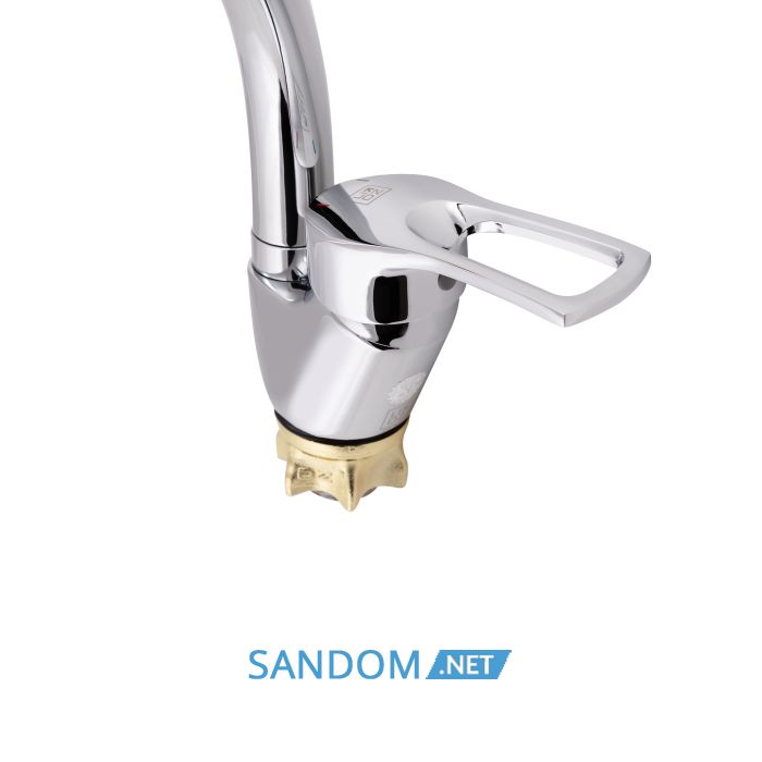 Смеситель для кухни Lidz (CRM) 44 80 008F-3