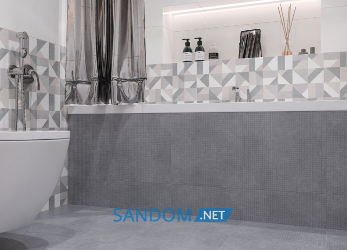 Плитка для пола Golden Tile Moderno серая 40х40