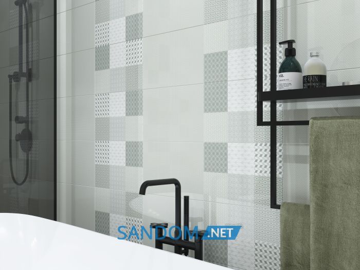 Плитка для стен Golden Tile Verdelato оливковый 25х40
