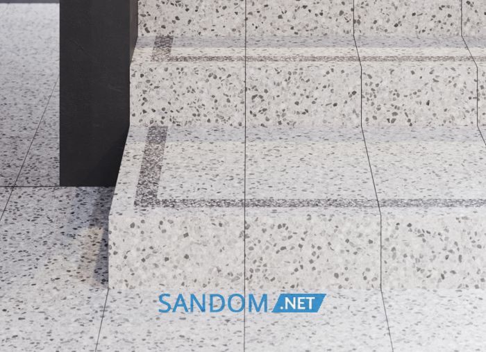 Плитка для пола Golden Tile Steps серая 30х30