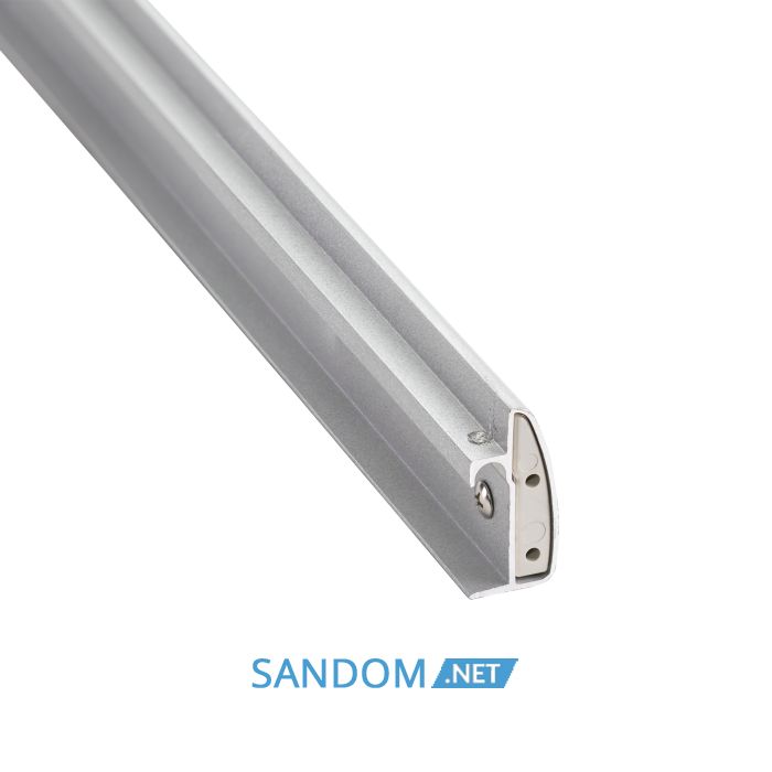 Душова кабіна Lidz Latwa SC90x90.SAT.HIGH.GR на глибокому піддоні, сіре скло