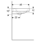 Умивальник Geberit Smyle Square 60 (500.229.01.1)