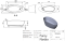 Ванна из литого мрамора Fancy Marble Dolores 170x77x58