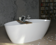 Ванна из литого мрамора Fancy Marble Dolores 170x77x58
