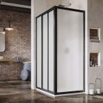 Душевая стенка Ravak Supernova APSS-75 профиль черный