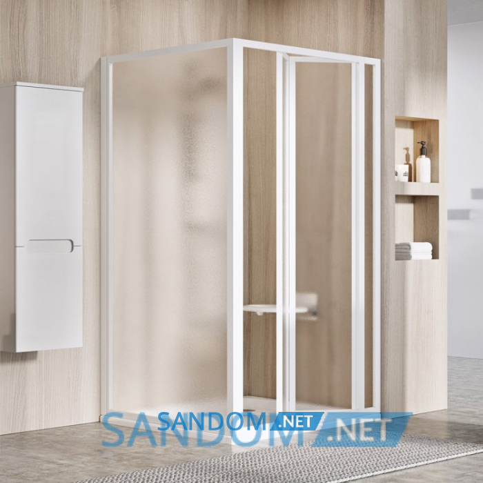 Душевая стенка Ravak Supernova PSS-90 белый профиль