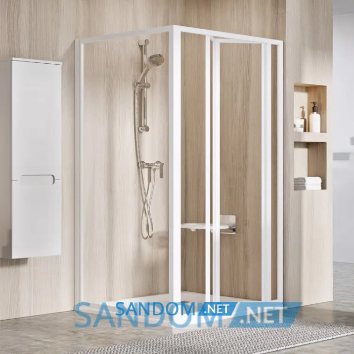 Душевая стенка Ravak Supernova PSS-90 белый профиль