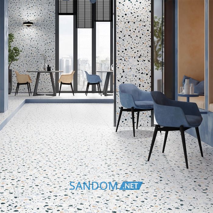 Плитка InterGres Frammenti 071 60x60 світло-сіра