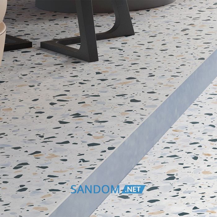 Плитка InterGres Frammenti 071 60x60 світло-сіра
