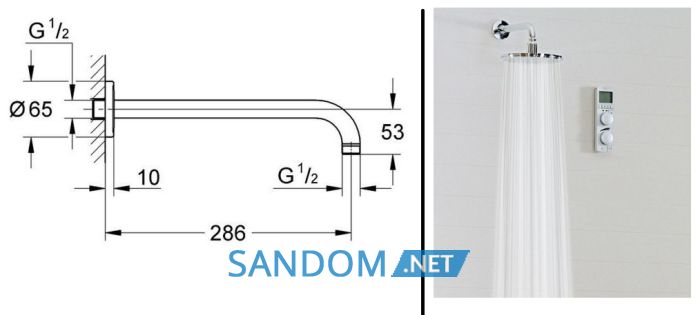 Душова система Grohe Grohtherm SmartControl 34614SC0