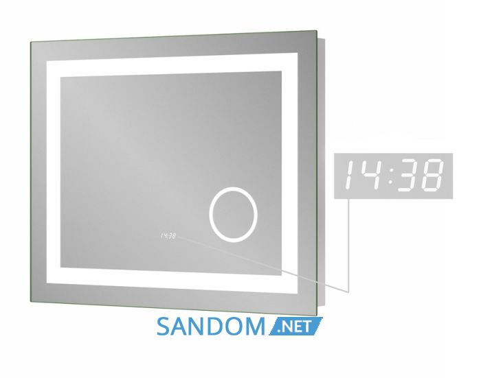 Дзеркало у ванну кімнату Sanwerk Ultra Mega 90х65 з LED підсвіткою